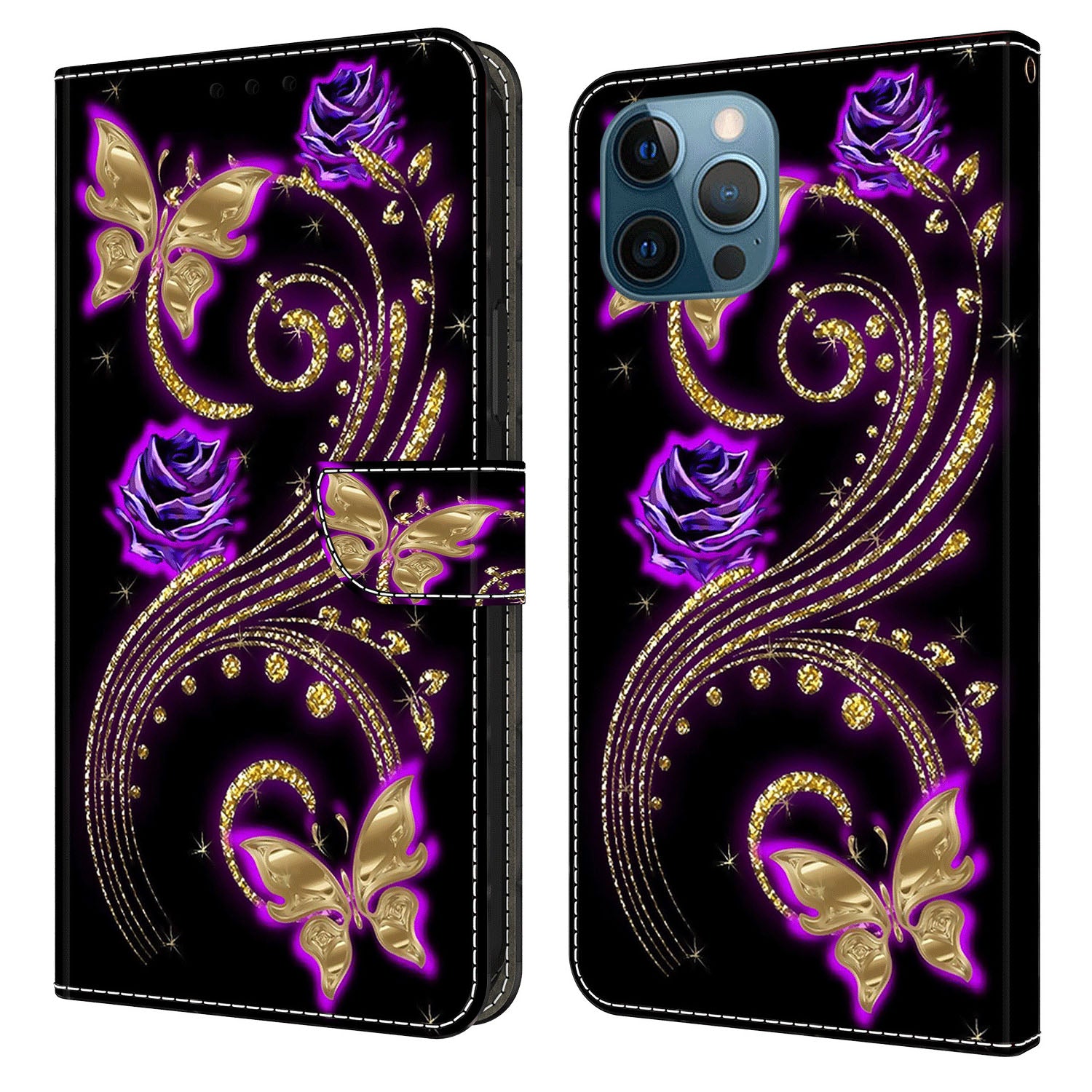 Leather Phone Case for iPhone 13 Pro Max Printed 3D Pattern Wallet Stand Magnetic Closure Cover Leather Phone Case for iPhone 13 Pro Max Printed 3D Pattern Wallet Stand Magnetic Closure Cover